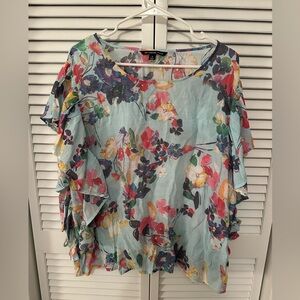 Floral Multicolor Women's Top